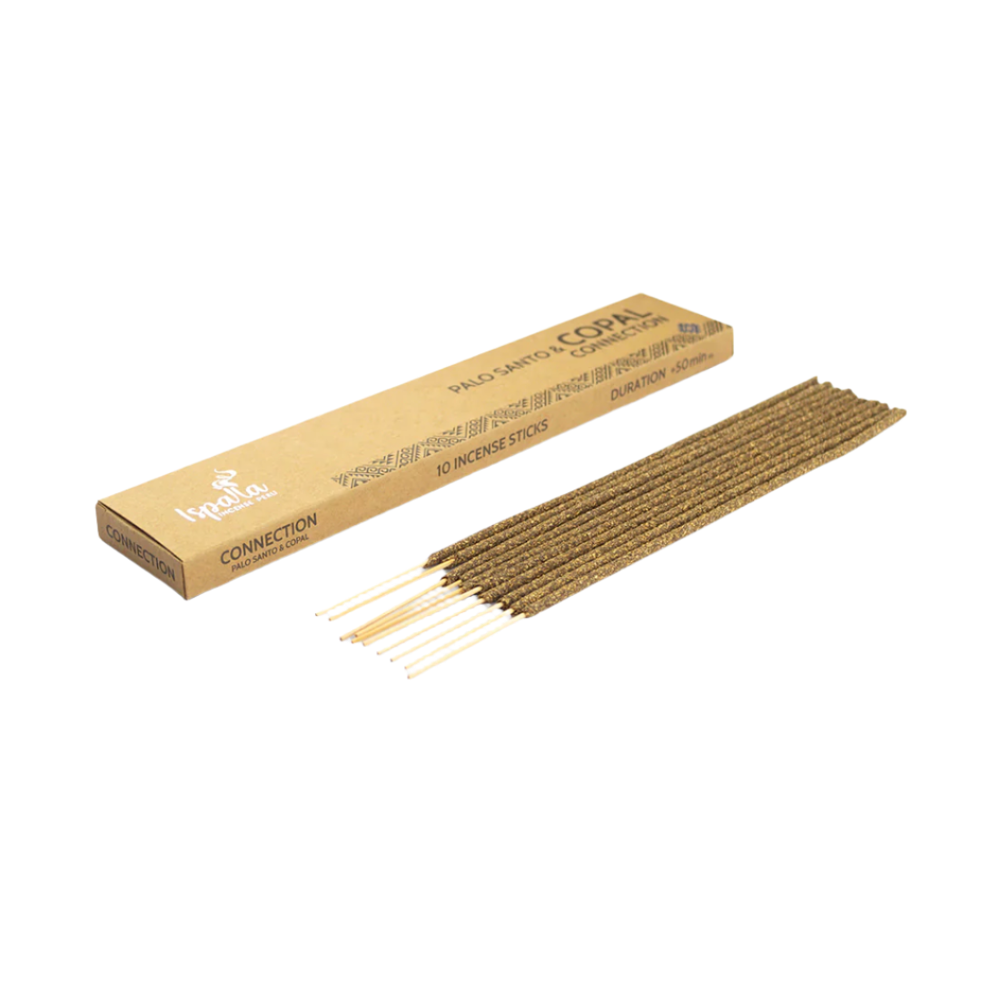 Bâtonnets d'encens bio Palo Santo et Copal | Connection