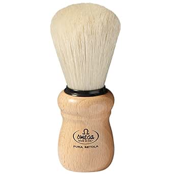 Shaving Brush Boar Bristle - Beech Wood Handle - beechwood handle