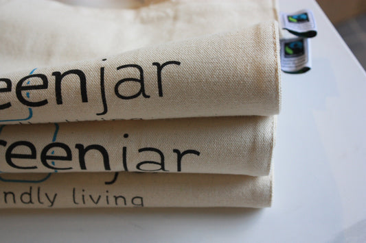 Sac de courses en toile de coton équitable