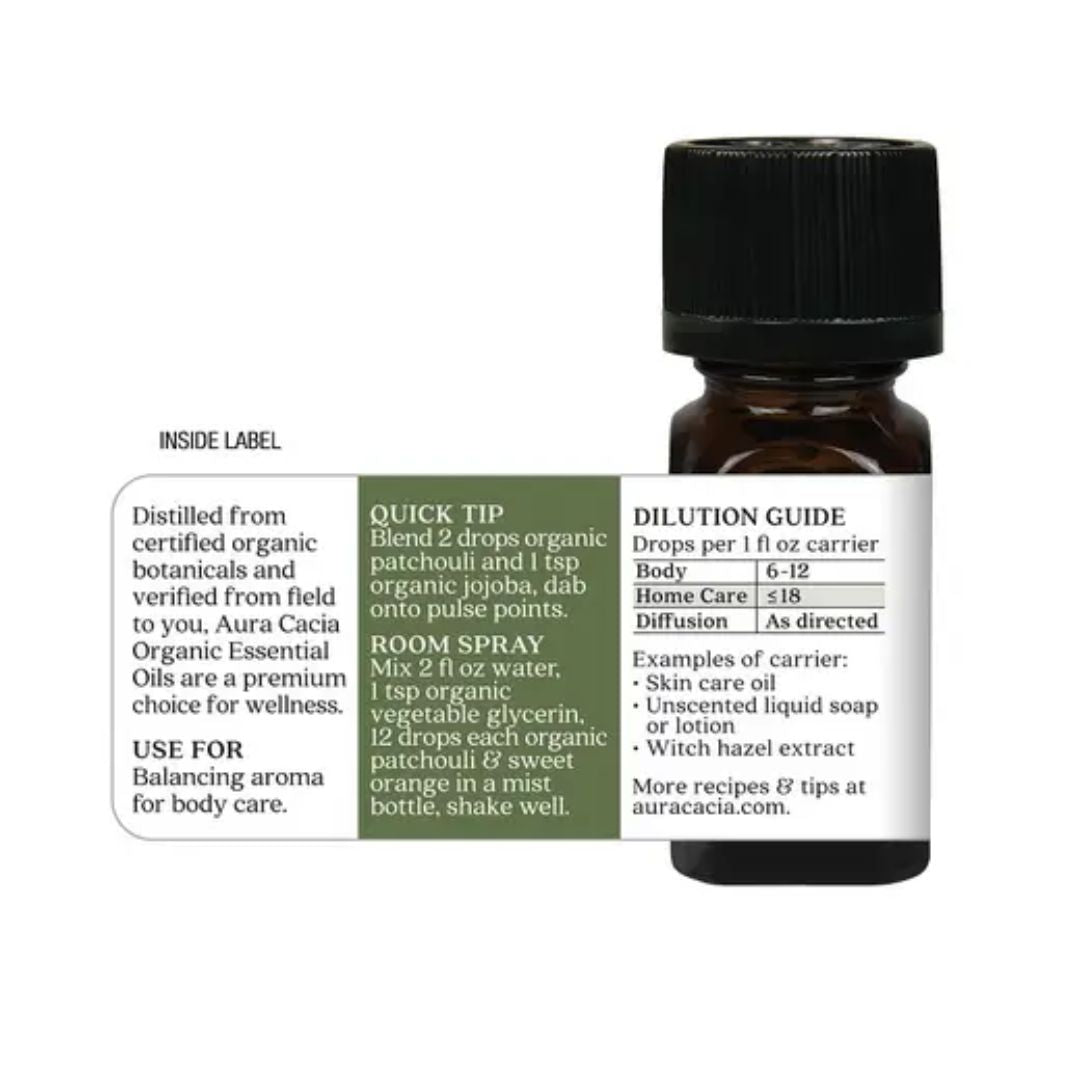 Aura Cacia Huile Essentielle Patchouli 15 ml