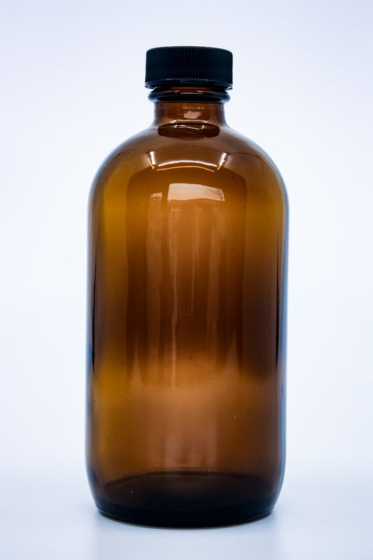 Bouteille ambrée de 250 ml / 8 oz