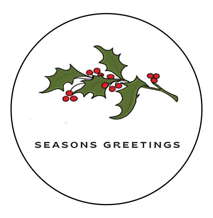 Holly Plantable Greeting Card