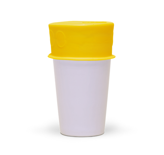 Couvercle en silicone - Jaune