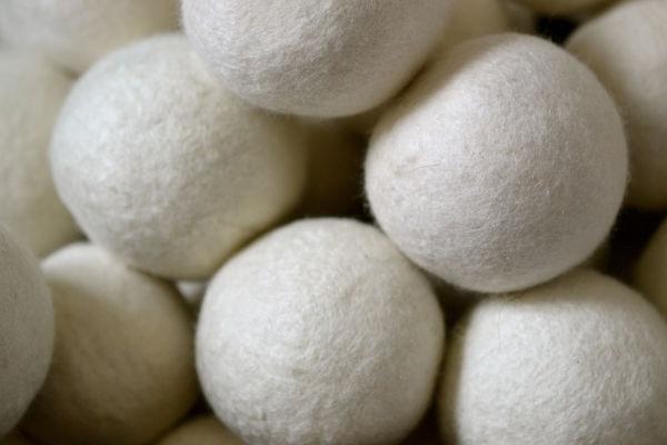 Boule de séchage en laine - Blanche