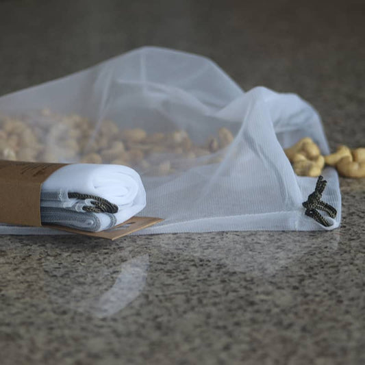 Lot de 2 sacs en filet pour produits frais