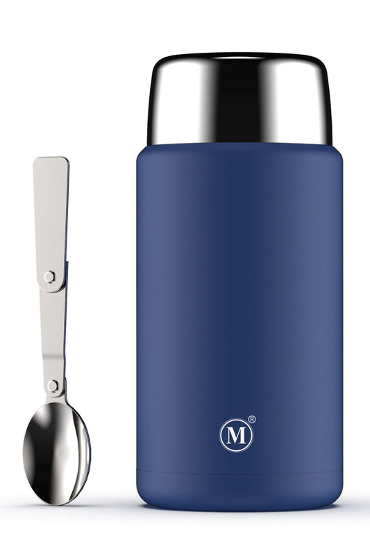 Bocal isotherme minimaliste 750 ml | Bleu