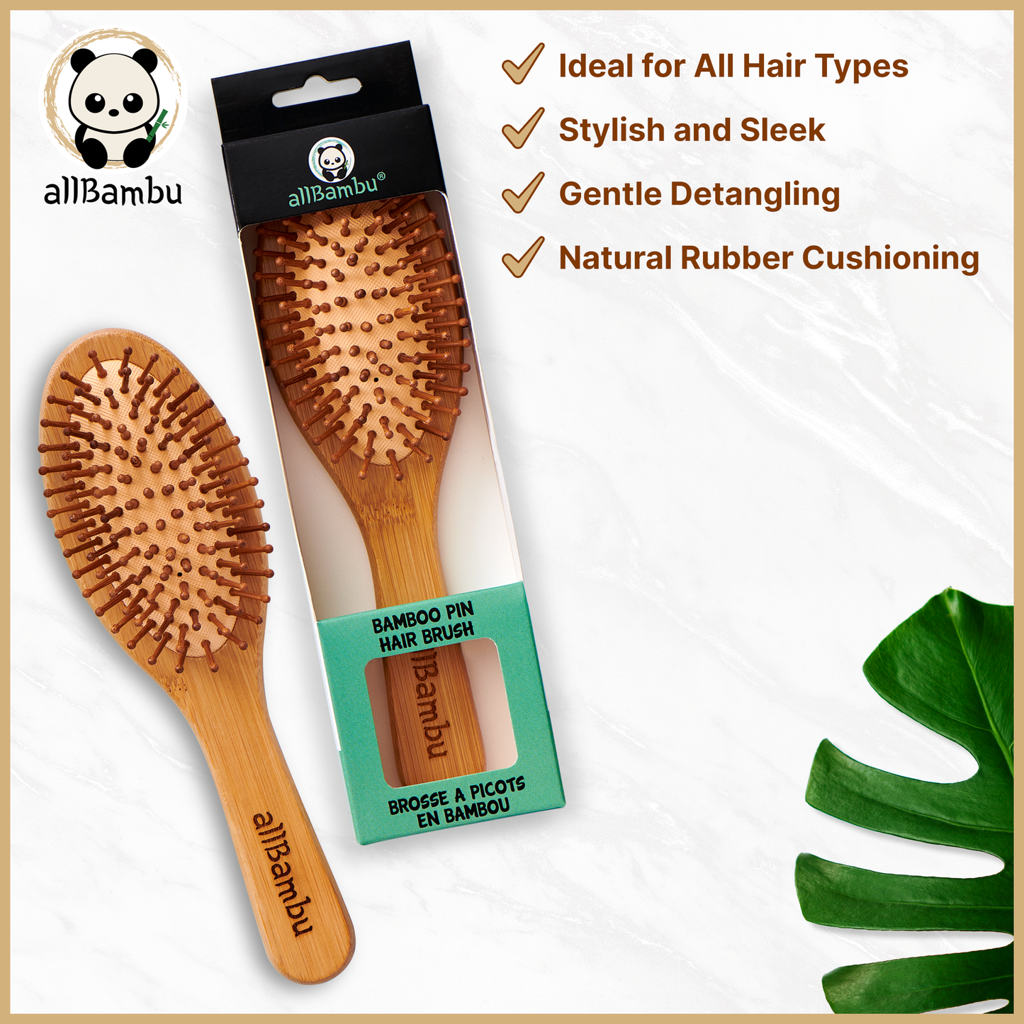 Bamboo Hair Brush