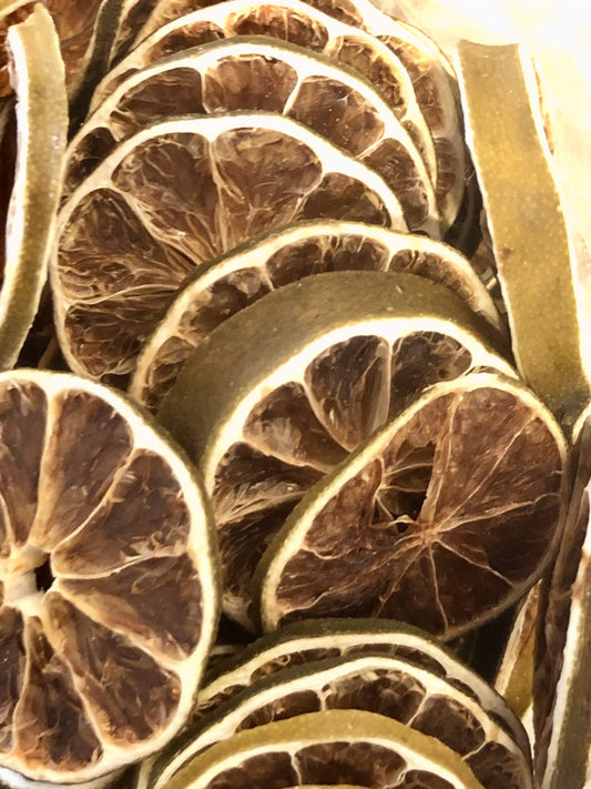 Garniture de rondelles de citron vert déshydratées 0,13 $/gramme VRAC
