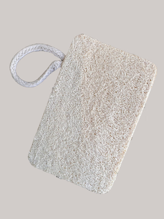 Éponge à vaisselle compostable en luffa avec ficelle