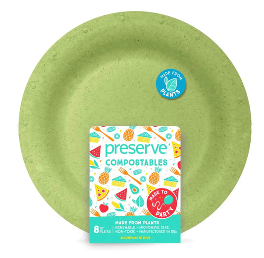 Assiettes chaudes/froides compostables - (S)