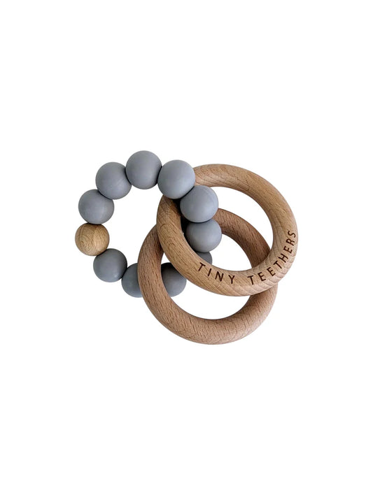 Wooden Rattle Teething Rings