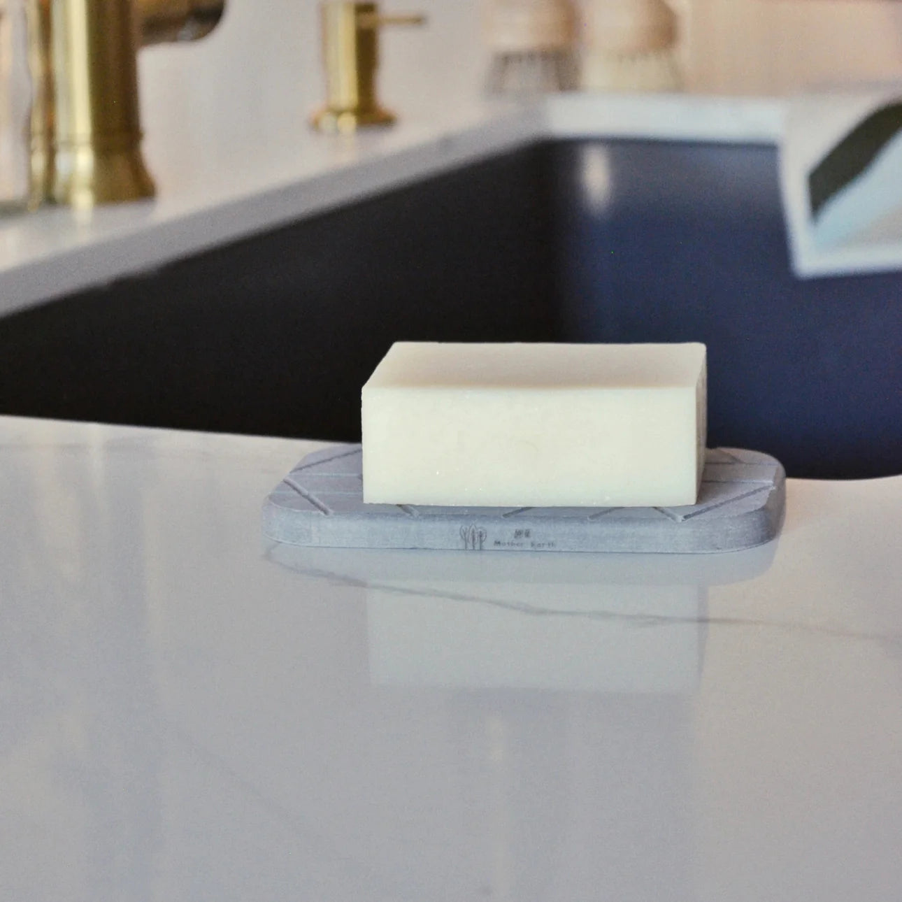 Porte-savon géométrique en diatomite à séchage rapide