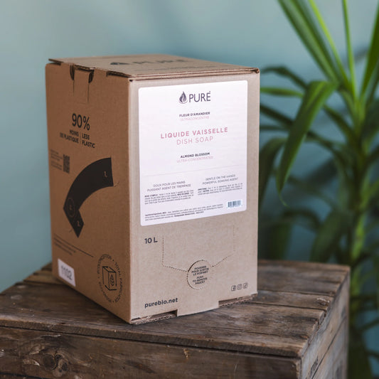 Savon vaisselle et mains pré-embouteillé XXL - Zeste de citron - (1 gallon)