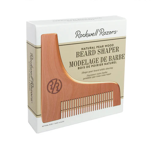 Rasoir à barbe Rockwell Razors en bois de poirier naturel