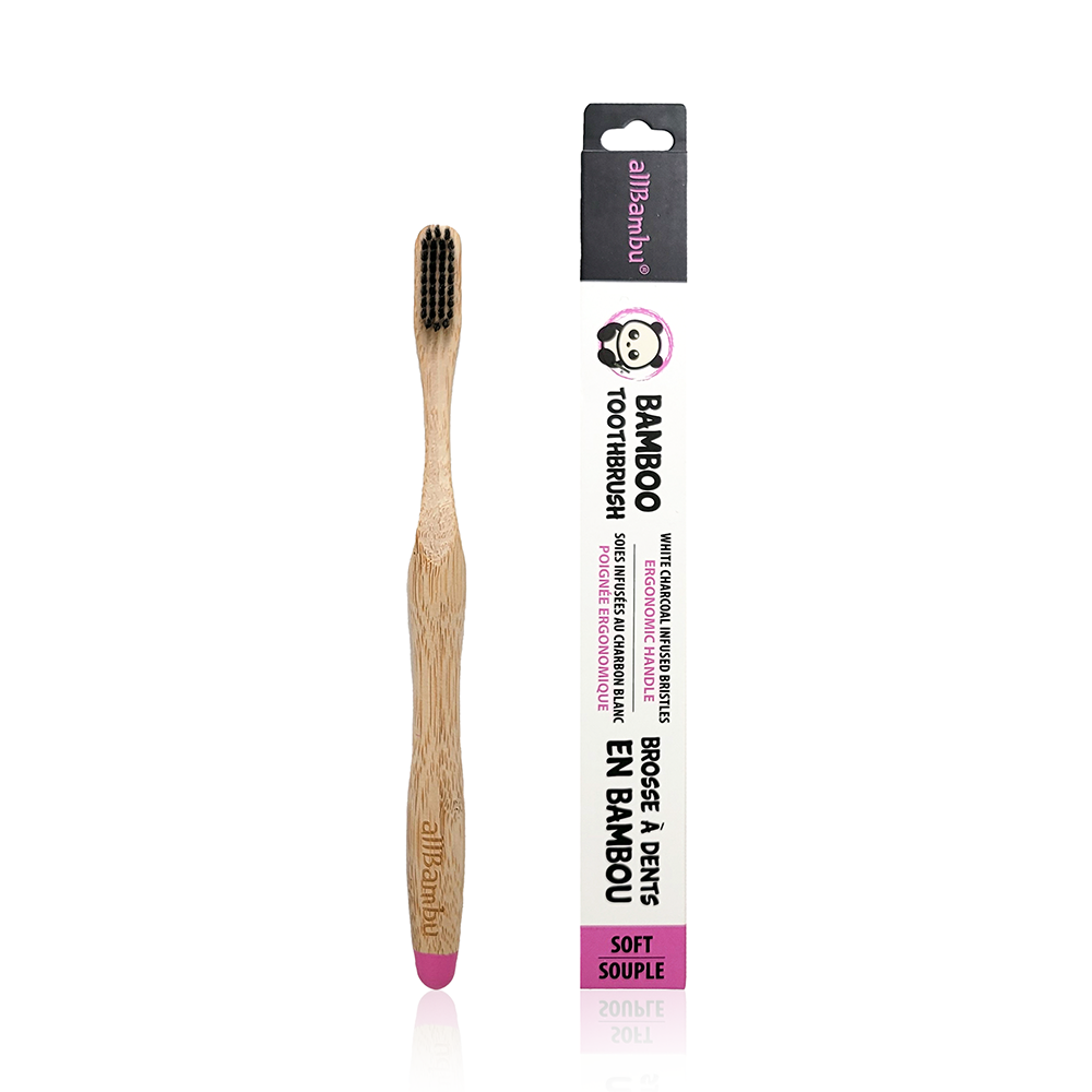 Single Pack Bamboo Toothbrush -Soft
