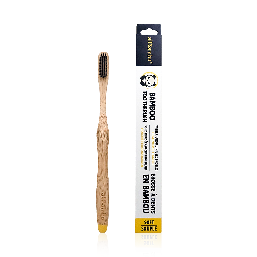 Single Pack Bamboo Toothbrush -Soft