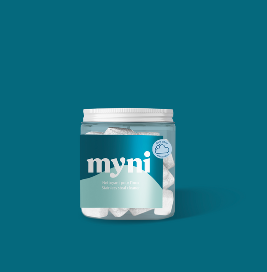 Myni - Nettoyant pour acier inoxydable | Comprimés | Sans parfum - VRAC