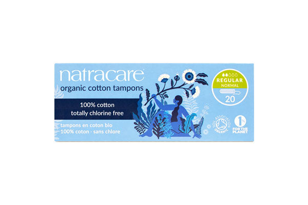 Regular Non-Applicator Organic Cotton Tampons 20