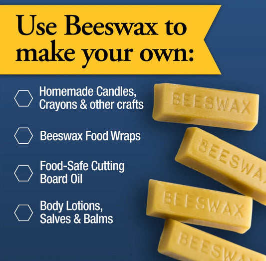 Blocs de cire d'abeille de 1 oz