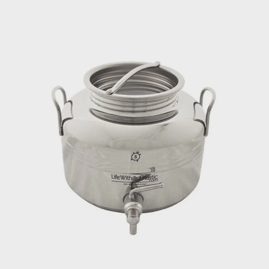 Distributeur en acier inoxydable - 5 L - 1,3 gal Fusti