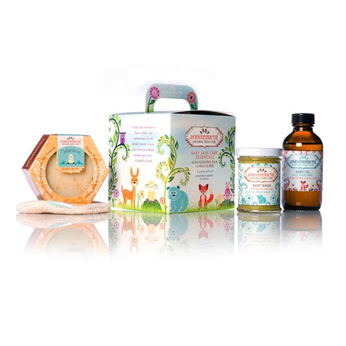 Coffret cadeau de soins essentiels pour la peau de bébé