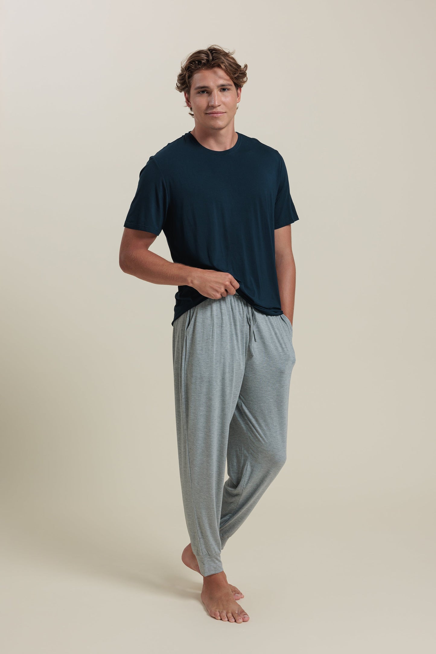 Sleepwear Set | Men’s Bamboo Tee & Jogger Set