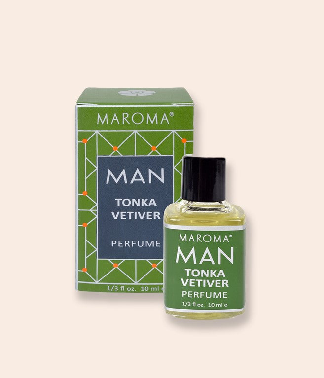 Maroma Man | Tonka Bean and Vetiver Perfume - 10ml