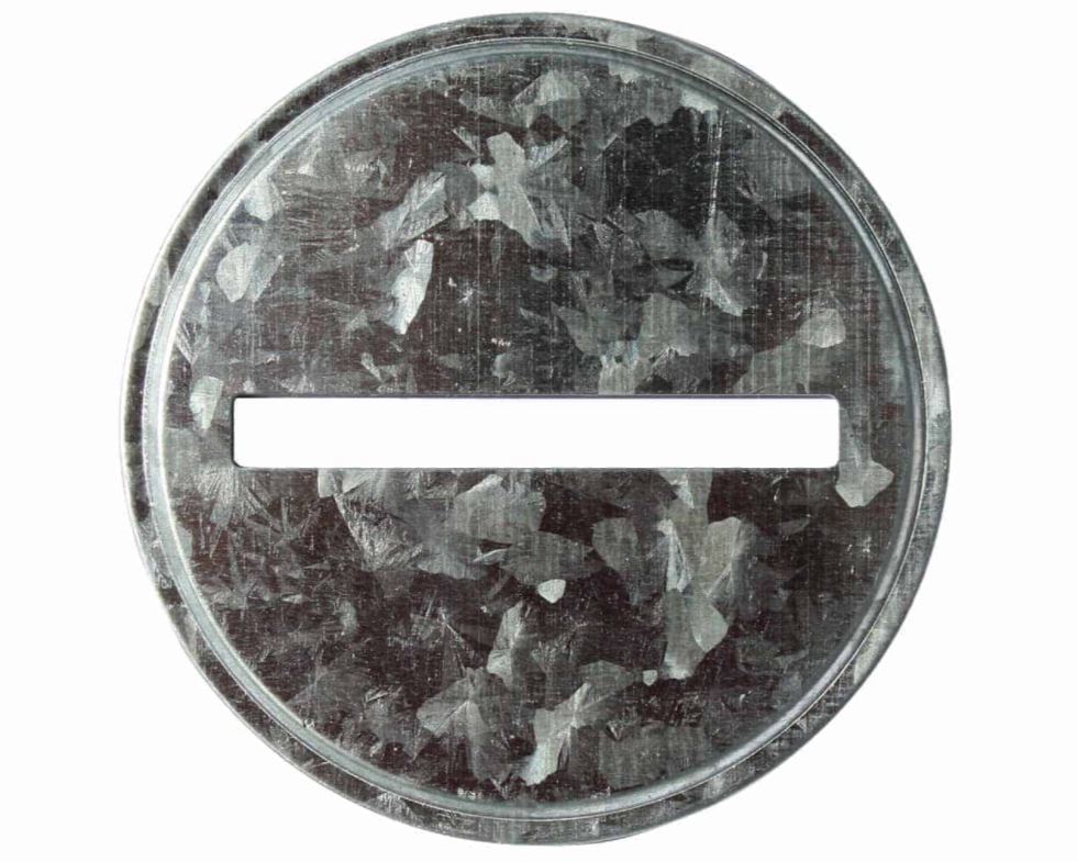 Coin Slot for Mason Jar | Galvanized Metal - Wide Mouth
