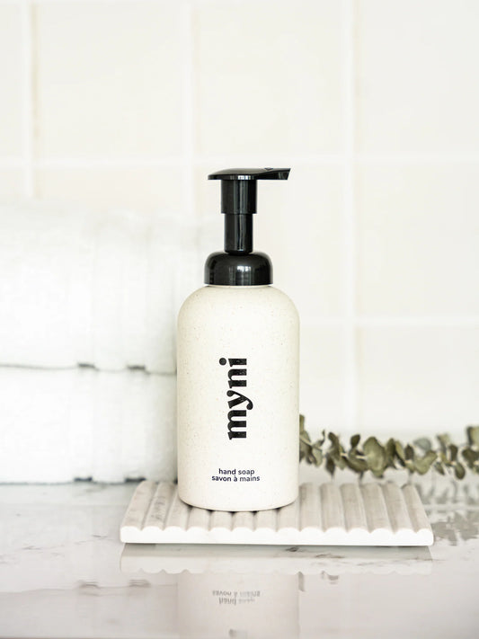 Coffret de démarrage 500 ml Savon pour les mains en paille de blé Bouteille moussante