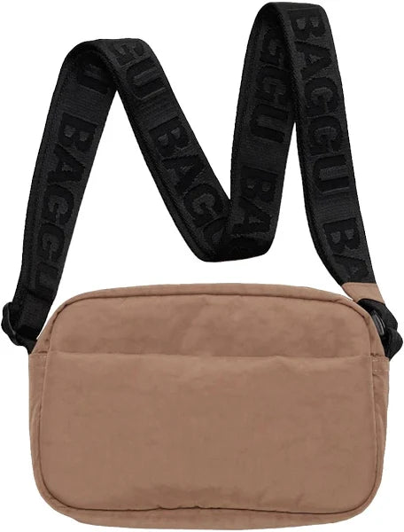 Sac bandoulière pour appareil photo Baggu | Taupe