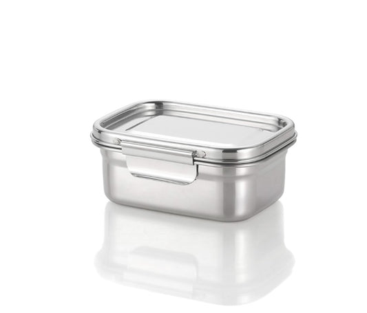 Boîte à lunch minimaliste en acier inoxydable 1000 ml