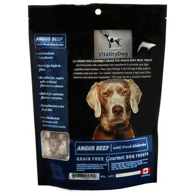 Bœuf Angus aux myrtilles - Friandises pour chiens - VRAC
