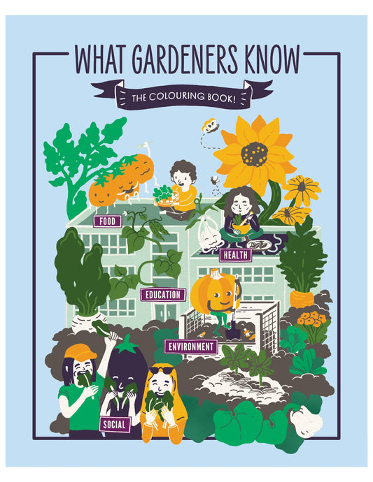 Ce que savent les jardiniers | Livre de coloriage