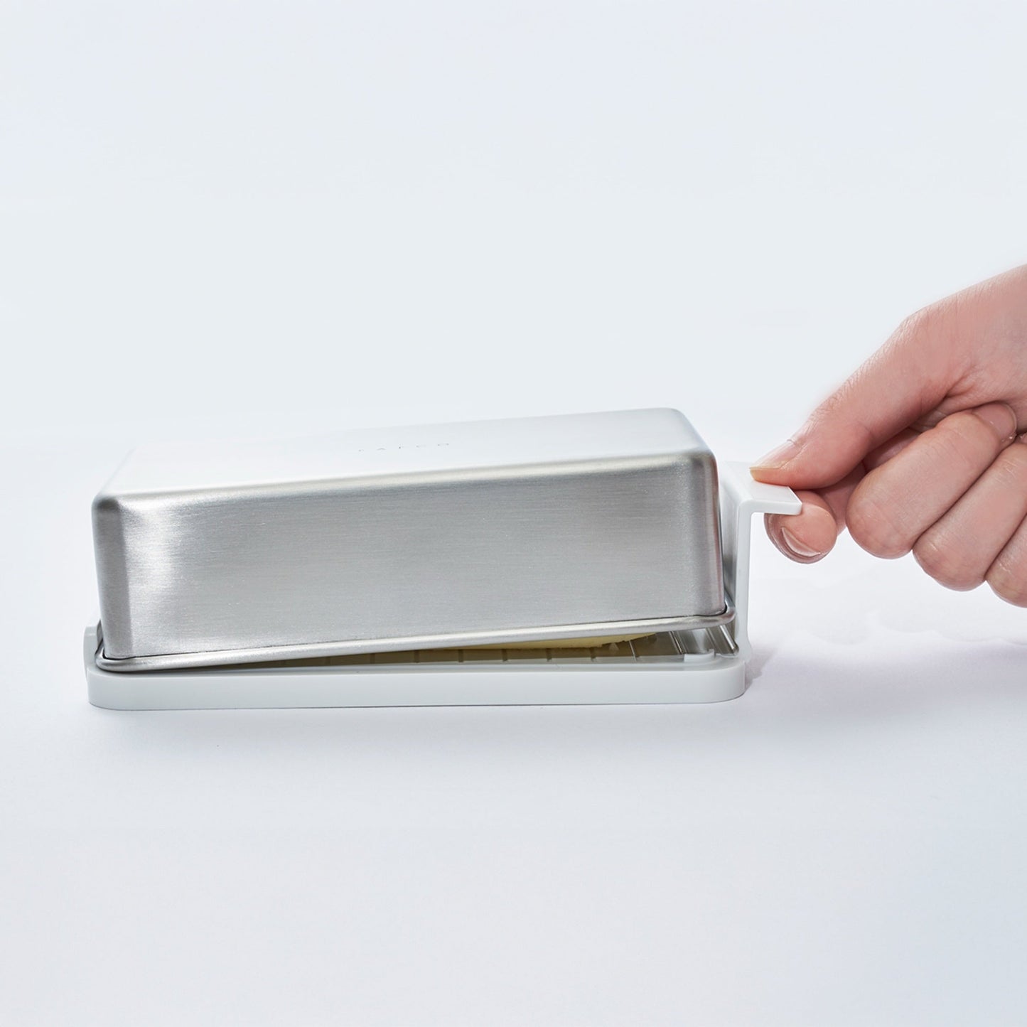 Eatoco Japan Butter Case – Stainless-Steel Lid with Portioning Tray