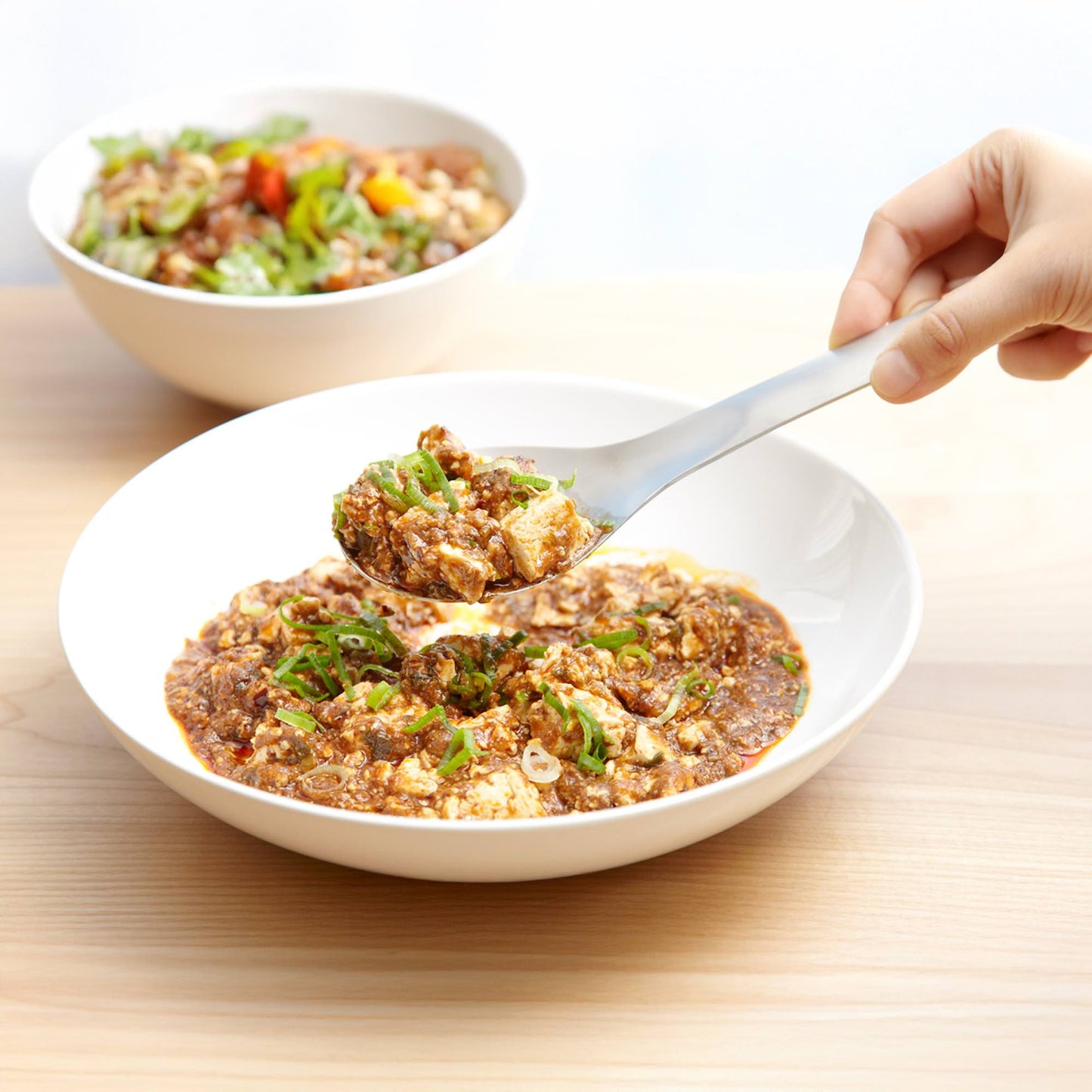 Eatoco Japan Suqu Serving Spoon – Stainless Steel with Hook Handle (230 mm)