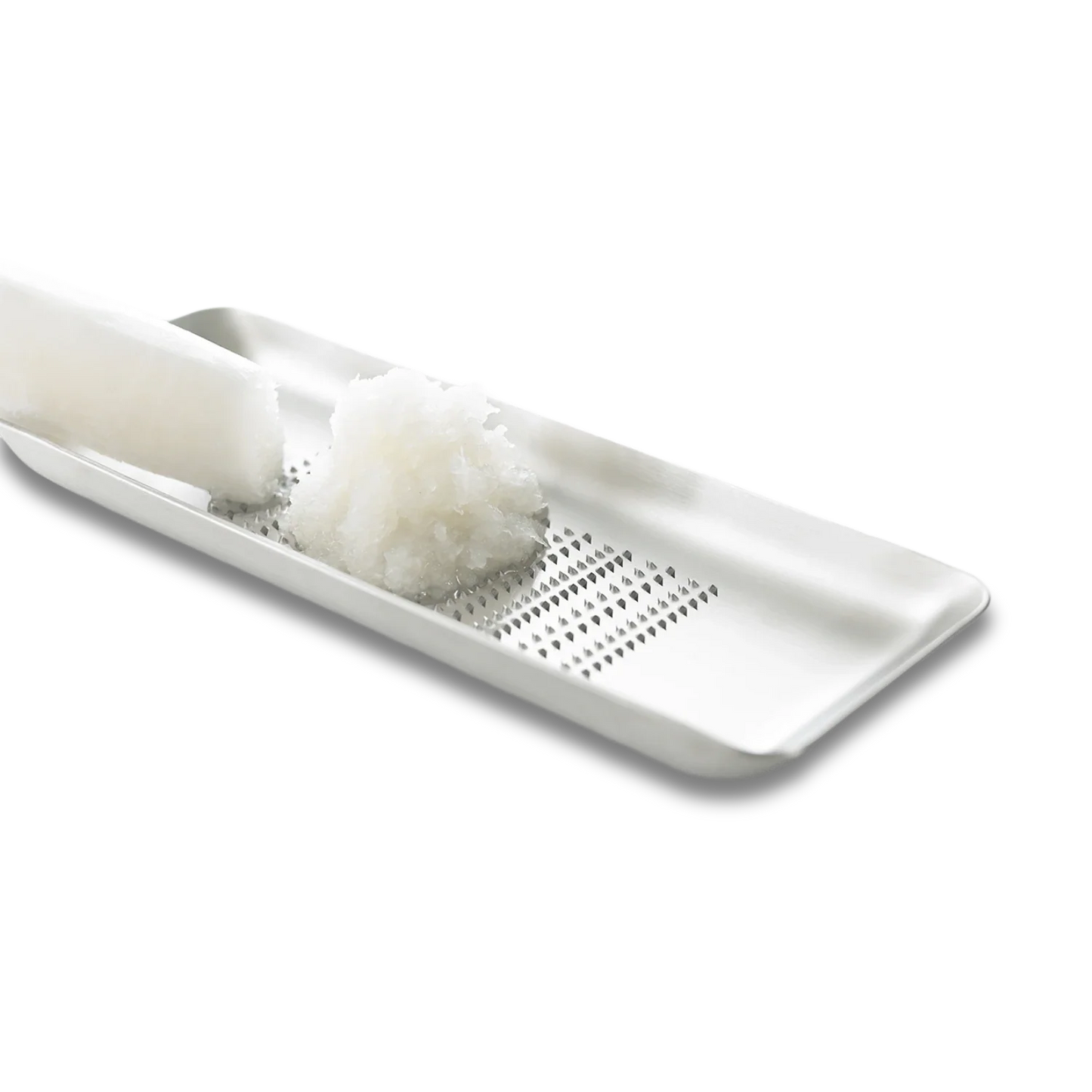 Eatoco Oros L Large Grater – Japanese Stainless Steel Tray Zester & Condiment Grater