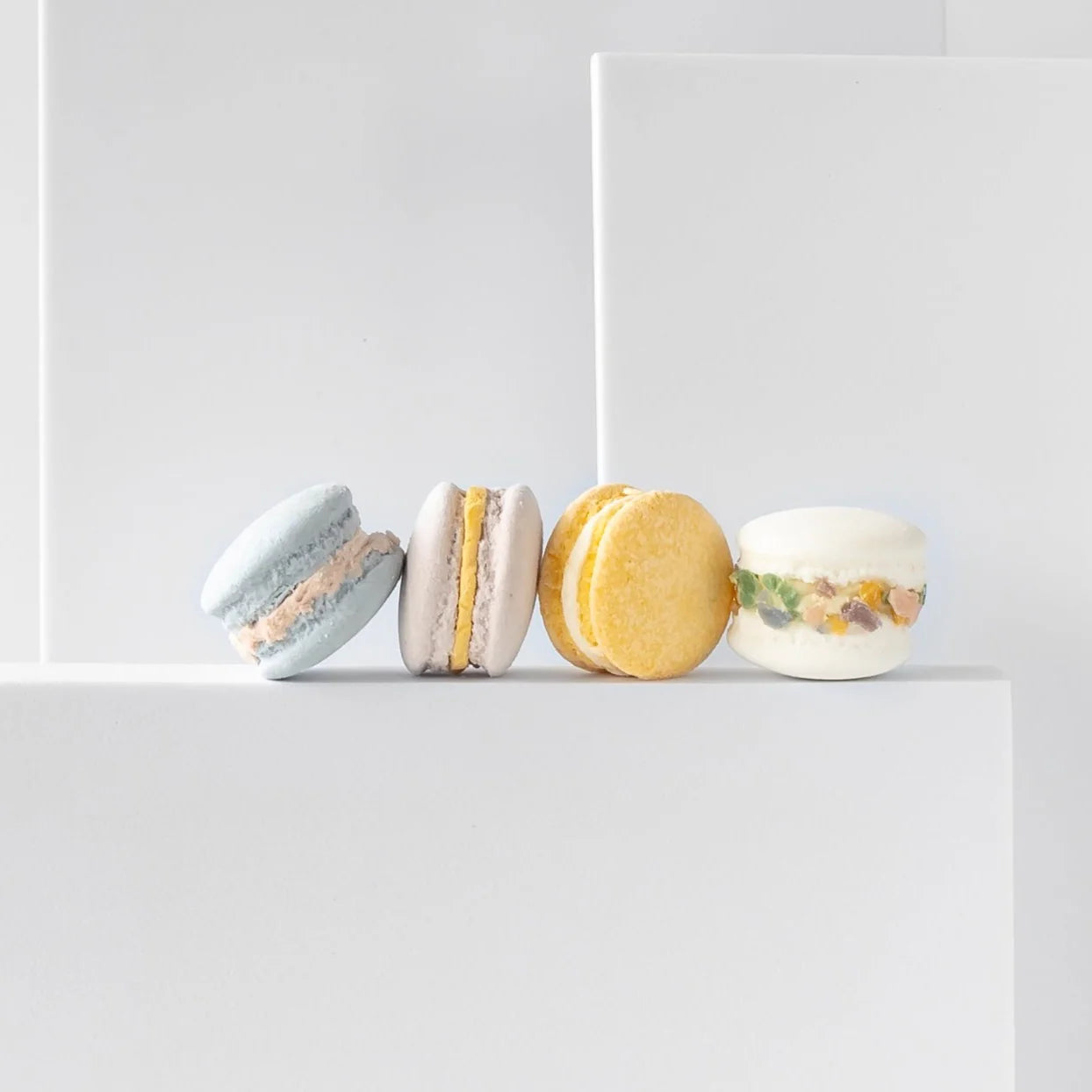 Macarons de bain à la barbe à papa