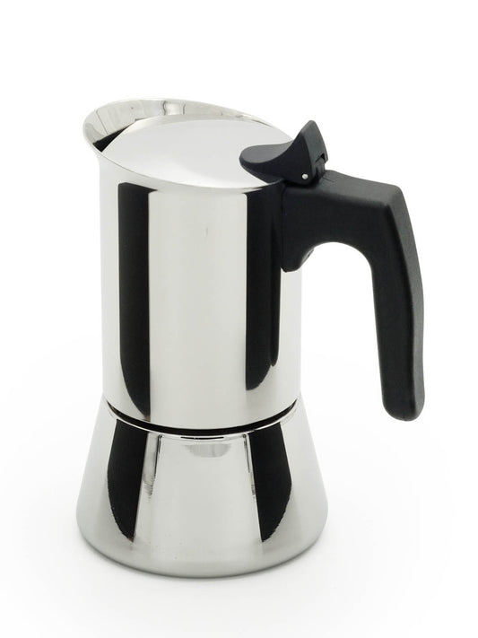 Stainless Steel  Stovetop Espresso Maker | 4-Cup