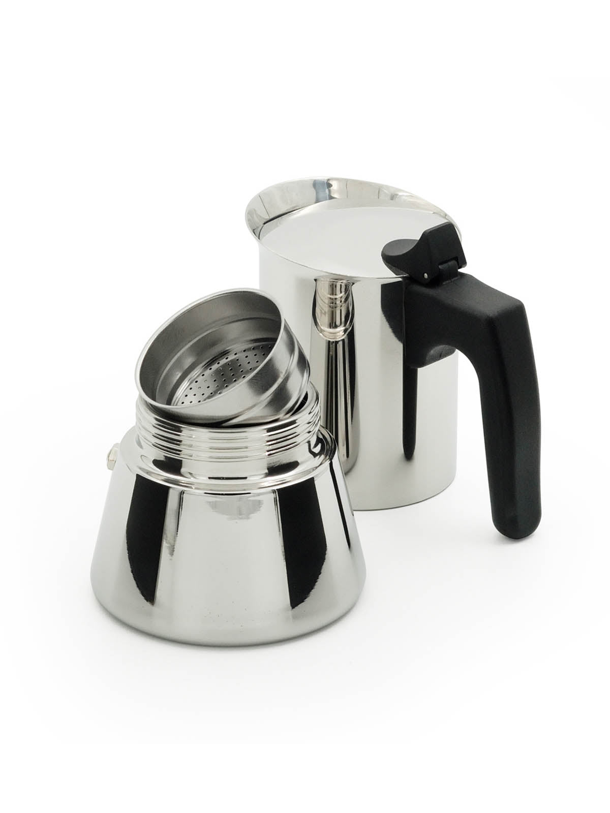 Stainless Steel  Stovetop Espresso Maker | 4-Cup