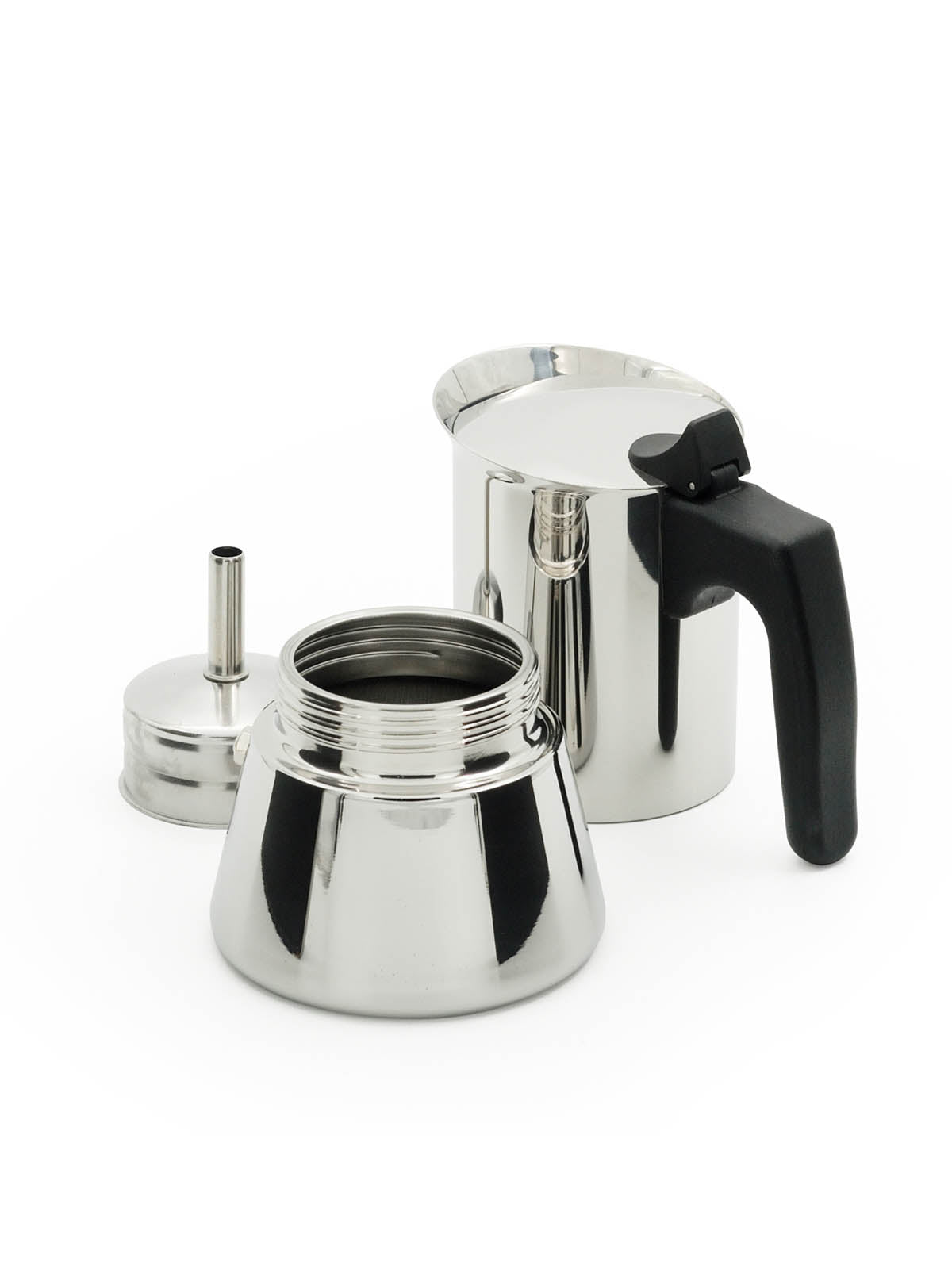 Stainless Steel  Stovetop Espresso Maker | 4-Cup