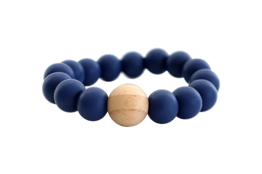 Mini Silicone and Wood Teething Ring