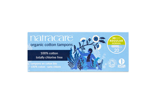 Regular Non-Applicator Organic Cotton Tampons 20