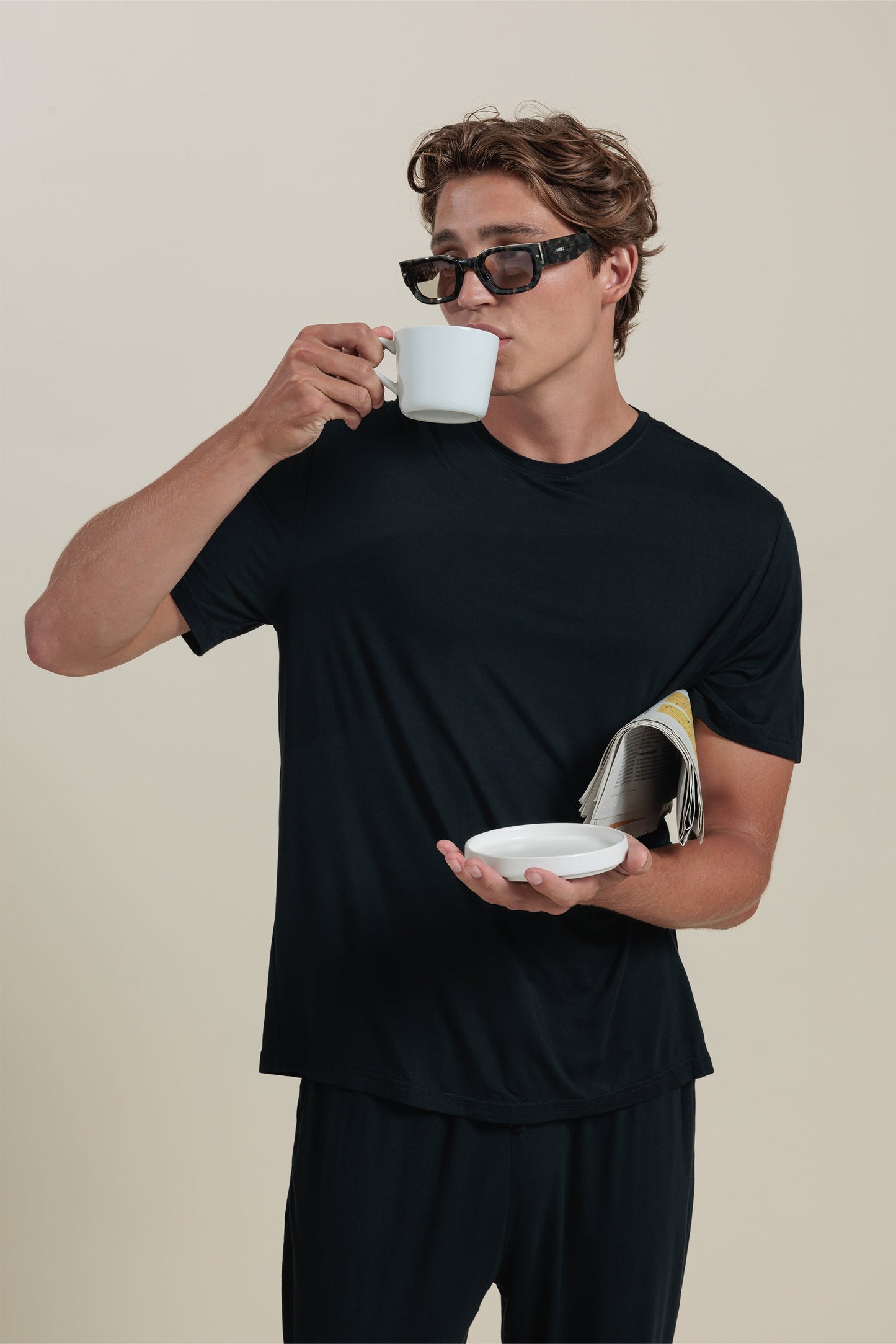 Sleepwear Set | Men’s Bamboo Tee & Jogger Set