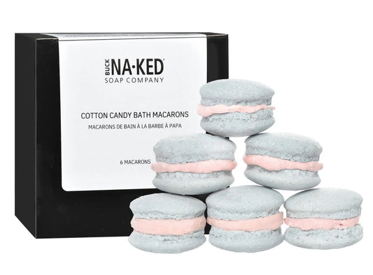 Cotton Candy Bath Macarons