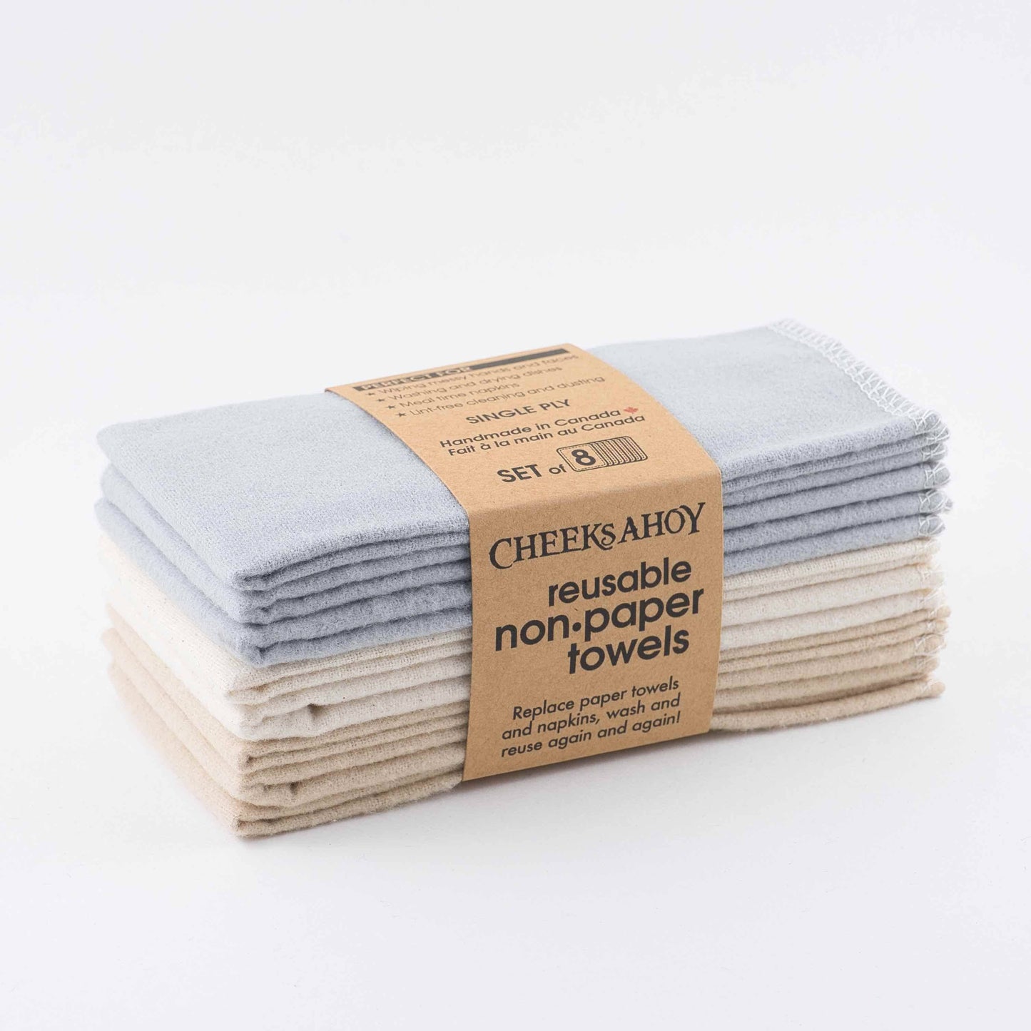Reusable Non-Paper Towels - Single-Ply