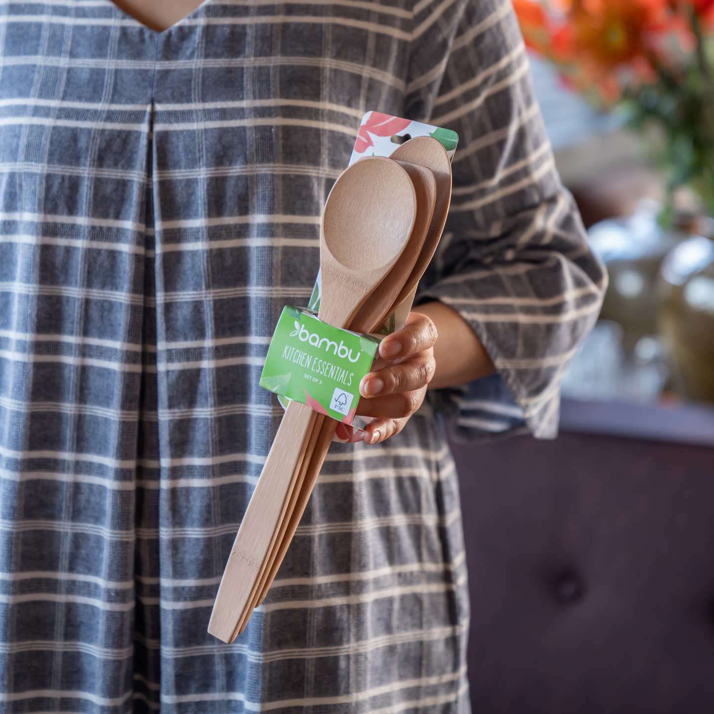Bamboo Kitchen Basics Cooking Utensil Set of 3