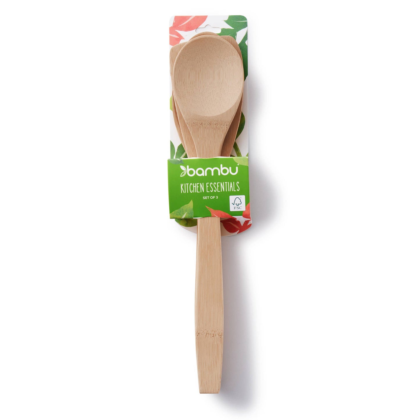 Bamboo Kitchen Basics Cooking Utensil Set of 3