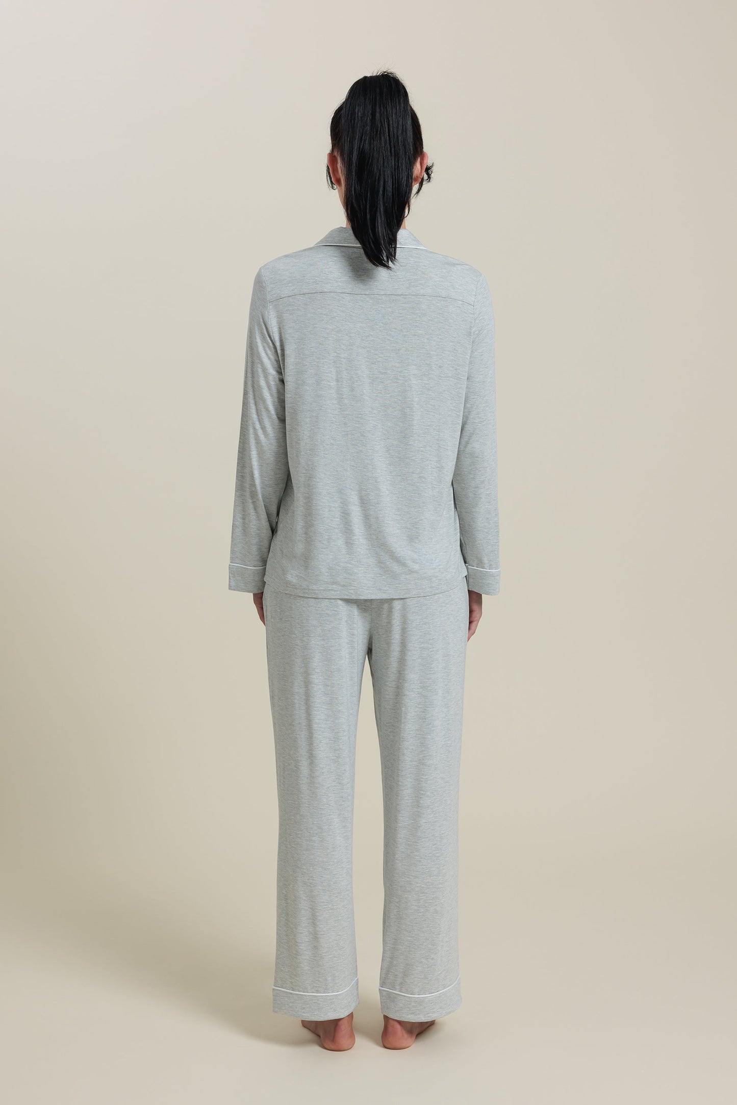 Bamboo Long Sleeve Pajama Top Shirt