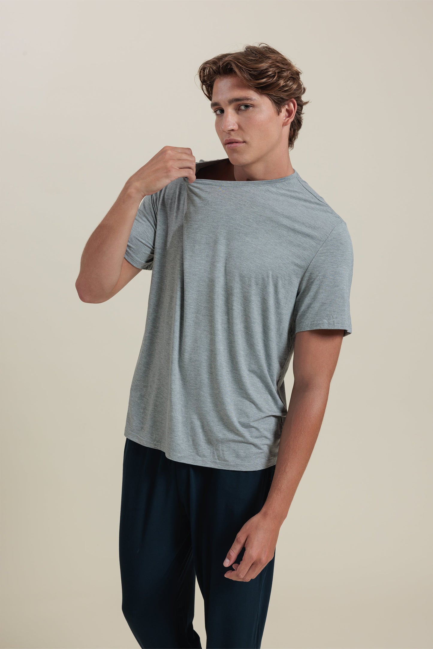 Sleepwear Set | Men’s Bamboo Tee & Jogger Set
