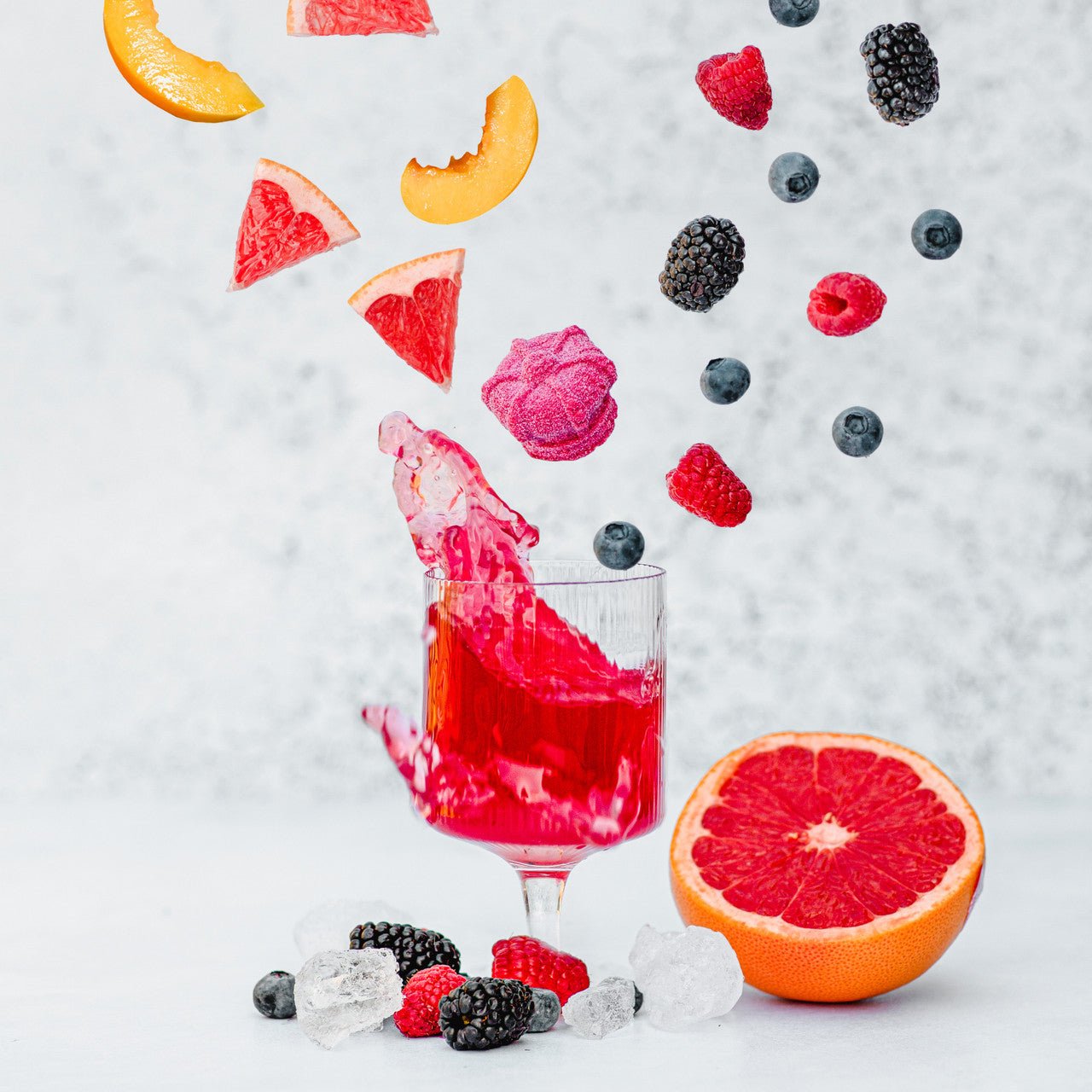 Grooved Cocktail Glass